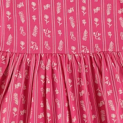 Flowers Stripe Dress 2-8y