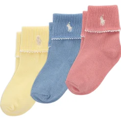 Fold Over Cuff Socks (3) 6-24m