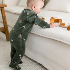 Forest Velvet Pajamas 0-24 months