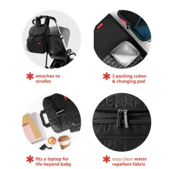 Forma Backpack Diaper Bag - Camel