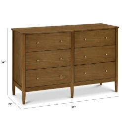 Frem 6-Drawer Dresser - Walnut