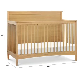 Frem 4-in-1 Convertible Crib - Honey