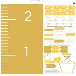 FRENCH Growth Chart - Ochre