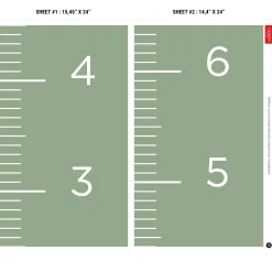 FRENCH Growth Chart - Sage