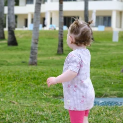 Fuchsia Solid Biker Short 2-8y