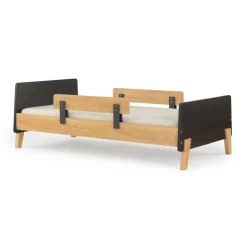 Fun Twin Bed - Graphite/Red Oak (2 Boxes)