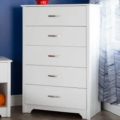 Fusion 5-Drawer Chest - Pure White
