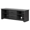 Fusion TV Stand with Drawers for TVs up to 60" - Gray Oak