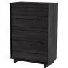 Fynn 5-Drawer Chest - Gray Oak