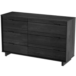 Fynn 6-Drawer Double Dresser - Gray Oak