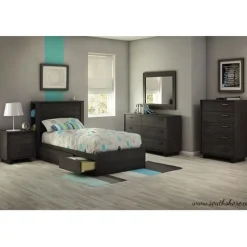 Fynn 6-Drawer Double Dresser - Gray Oak