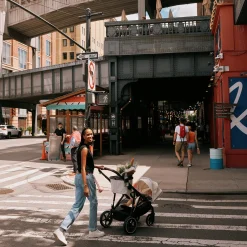 Gazelle S 2 Stroller - Taupe Frame with Almond Beige Seat