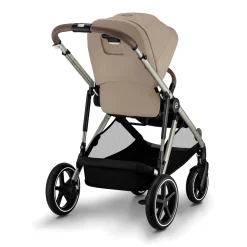 Gazelle S 2 Stroller - Taupe Frame with Almond Beige Seat