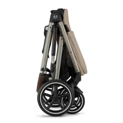 Gazelle S 2 Stroller - Taupe Frame with Almond Beige Seat