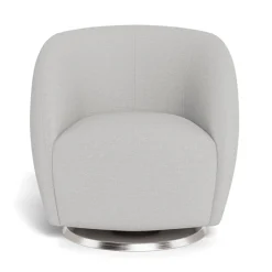 Gem Rocking and Swivel Glider - Fog Grey / Steel