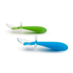 Gentle Scoop Silicone Training Spoons(2)- Blue