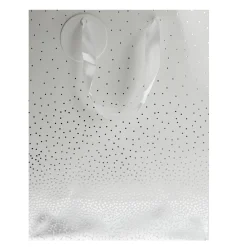 Gift Bag - White Confetti