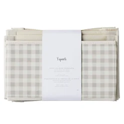 Gingham Beige Door Organizer