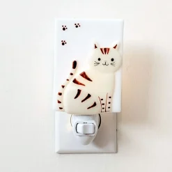 Glass Nightlight - Sammy the Cat