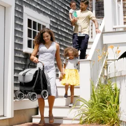 GOLD Otto Self-Folding Lightweight Travel Stroller - Moonstone Gray