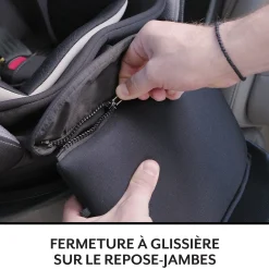 Gold Revolve360 Extend All-in-One Rotational Car Seat with SensorSafe - Moonstone Gray