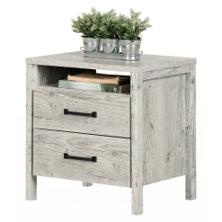 Gravity 2-Drawer Nightstand - Seaside Pine