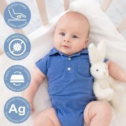 GREENGUARD Gold Certified Baby Mattress - Argentum