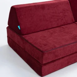 Half Modular Sofa - Cranberry Rain