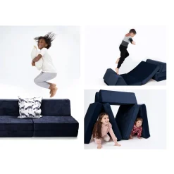 Half Modular Sofa - Midnight Tide