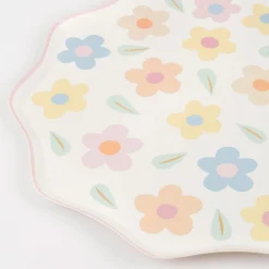 Happy Flowers Dinner Plates (8)