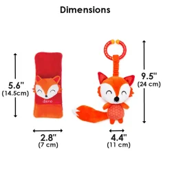 Harness Soft Wrap+Toy - Fox