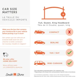 Headboard - August Bleached Oak