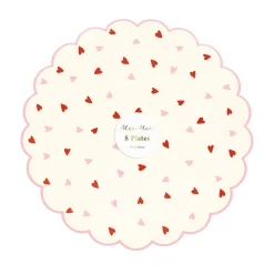 Heart Pattern Side Plates (8)