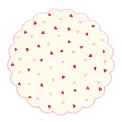 Heart Pattern Side Plates (8)