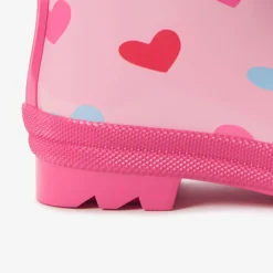 Heart Rain Boots 6-3