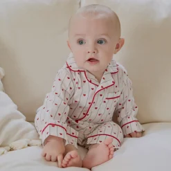 Hearts Pajamas 3-24m