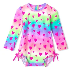 Hearts Swimsuit 3-24m