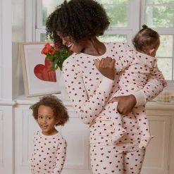 Hearts Waffle Pajamas 0-24m