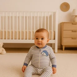 Hedgehogs Striped Pajamas 0-30