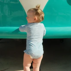 Hibiscus Long Sleeve Swimsuit 3-24m
