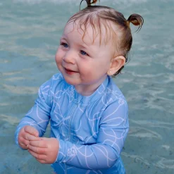 Hibiscus Long Sleeve Swimsuit 3-24m