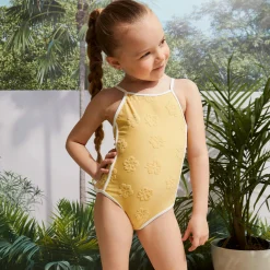 Hibiscus One Piece Swimsuit 3-6y