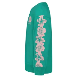 Hibiscus Oversized Crew 7-16