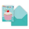 Holiday Greeting Card- Cupcake