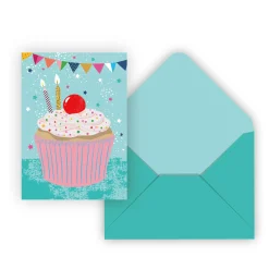 Holiday Greeting Card- Cupcake