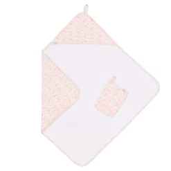 Hooded Bath Towels-flowers