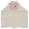 Hooded Towel - Pig
