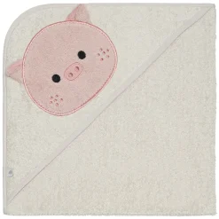 Hooded Towel - Pig