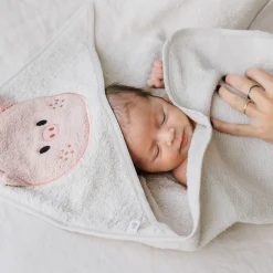 Hooded Towel - Pig