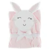 Hooded Towel - Pink Rabbit
